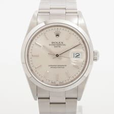 Rolex Oyster Perpetual Date 15200 SS SS AT Silver-Face 2 Extra Links