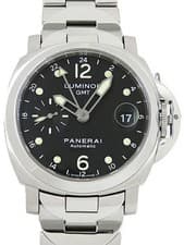 PANERAI Luminor GMT 40mm PAM00159 40mm Black Dial Stainless Box Card #T140