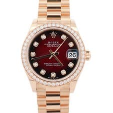 Rolex Datejust 31mm Red Ombre Dial Watch Ref# 278288RBR