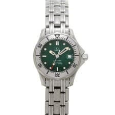 Omega Seamaster 300 Jack 1996 2584.41 Green Dial Stainless Steel Quartz #W3058