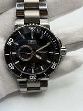 Oris Aquis Men's Small Seconds Titanium Case 500m 01-743-7664-7154
