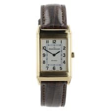 Jaeger LeCoultre Silver Dial 18k Yellow Gold 39x23mm Manual Wind Men’s Q2501410