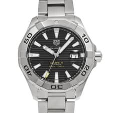 Tag Heuer Aquaracer Caliber 5 WAY2010.BA0927 Black Dial Stainless Steel #W3037