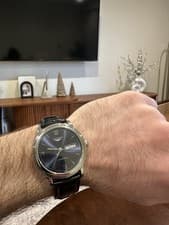 Longines Flagship Automatic Day/Date Blue Dial Men's Watch Blue Leather