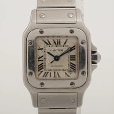 Cartier Santos Galbee SM W20054D6 SS SS AT black dial