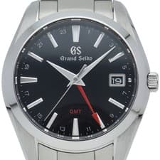 SEIKO Grand Seiko GMT Quartz 40mm Heritage Collection SBGN013/9F86-0AF0 Stai...