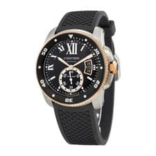 Cartier W7100055 Calibre 42mm Two-Tone Rose Gold and Stainless Steel Watch 2018