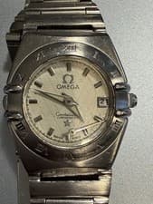 OMEGA Constellation Chronometer Swiss Made Date Silver Stainless Steel Watch