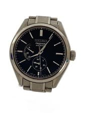 Seiko Presage 6R27-00H0 Automatic Skeleton Watch Silver Used