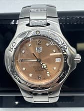 Tag Heuer Salmon Stainless Steel Kirium WL5114 Men's Wristwatch 38 mm Automatic