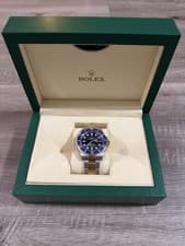 Rolex Submariner Bluesy 2022 Two Tone Gold Steel With Box Lightly Used