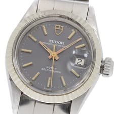TUDOR Princess Oyster Date 92414 WG bezel Gray Dial Automatic Ladies_949684