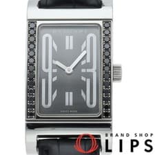 Bulgari Rettangolo Women s Watch Black Diamond Bezel Rettangolo RT39SL SS Leathe