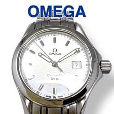 OMEGA Seamaster 120 Diver White Dial Silver Quartz SS Ladies Watch ST827