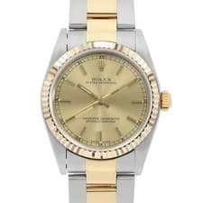 ROLEX Oyster perpetual 77513 Champagne bar A Number second hand Boys (Unisex)
