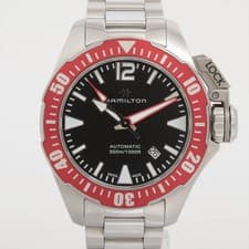 Hamilton Khaki H777250 SS SS AT black dial 4 Extra Links