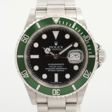 Rolex SUBMARINER DATE 16610LV SS SS AT black dial 2 Extra Links