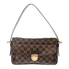 Used LOUIS VUITTON N60006 VI0016 Ladies Shoulder Bag Damier Ebene Damier Canvas