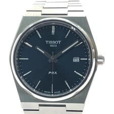 Tissot PRX Quartz Mens Wristwatch Analog Stainless Steel 39mm wrist 18cm