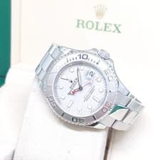 Rolex 40mm Platinum Dial Yachtmaster REF: 16622 (Z Series)