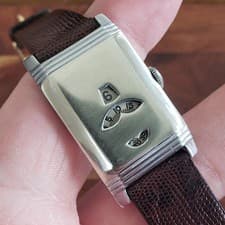 1930s MIMO (Girard-Perregaux) Jump Hour Watch Art Deco Style Swiss FHF Hand Wind