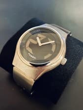 Fossil Big Tic JR-7845 90s Digital Analog Retro Men's Watch Vintage Used