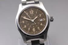 Hamilton Khaki Field H706050 Automatic Stainless Steel Brown Men's Watch 43mm