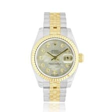 Rolex Stainless Steel & 18K Yellow Gold Datejust 26mm – Factory MOP Diamond Dial