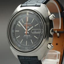 Serviced O.H Vtg1971 A MINT SEIKO Speed Timer 7017-6010 Men 43mm Automatic Watch
