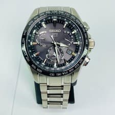 Seiko Astron SBXB045 GPS Solar Titanium Men’s Quartz Watch 8X53-0A Used