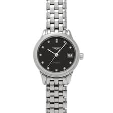 Longines Flagship Classic L4.274.4.57.6 L4.274.4 Black / Diamond #W3148