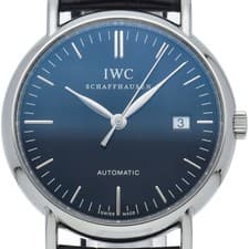 IWC Portofino Automatic IW356308 Stainless Steel mensWatch black USED
