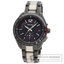 SEIKO SAGA267 8B63 0AS0 Brightz Flight Expert Watch Titanium Ceramic Men s Used