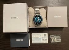 Used working Seiko 5 Sports SRPJ45KC Auto 42.5mm Blue Dial From Japan