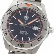 TAG HEUER WAY208F Aquaracer Bamford Date Automatic Men s Excellent Condition 921