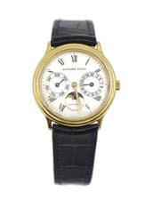 Audeamrs Piguet Day Date Moon Phase 18K Yellow Gold Watch 25589BA