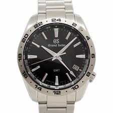 SEIKO WATCH GRAND SEIKO SBGN027/9F86-0AK0 QUARTZ BLACK STAINLESS STEEL MEN'S F/S