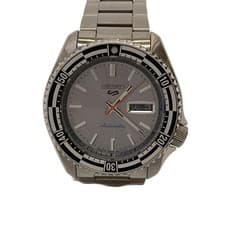 Used SEIKO◆Automatic watch/analog/stainless steel/SLV/SLV/4R36-15E0/SEIKO 5