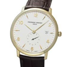 Frederique Constant Slimline Quartz Dress Watch Mens 39mm wrist 16.5cm/6.5in