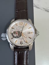 Certina DS Podium GMT Brown Leather Men's Watch Nuevo Valued