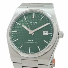 Tissot PRX Powermatic 80 Automatic Watch Men Green Dial wrist 19.5cm/7.7in