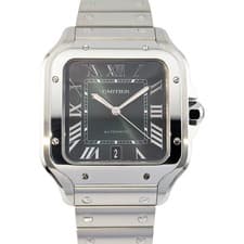 Cartier WSSA0062 Santos De Cartier Large Green 39.8mm 2024 Box & Papers