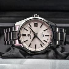 Grand Seiko Hi-Beat GMT SBGJ201 44GS 40mm Steel White Dial Box Papers