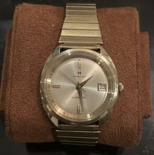 1960s Hamilton Cal 694Automatic Date 10K Gold Filled 35mm Ref P963350 Running
