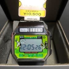 Seiko Alba Baseball Watch Unused with Shinya Sasaki Voice 4000 Vintage Retro