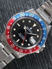 41595: Rolex Vintage GMT-Master "Pepsi", Ref. 16750, Box and 1984 Papers