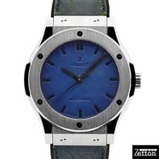 Hublot Classic Fusion Berluti Skript Ocean Blue 511.NX.050B.VR.BER16 Limited to