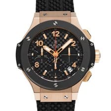 HUBLOT Big Bang Original Gold Ceramic 341.PB.131.RX Black carbon WATCH 722161