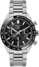 TAG Heuer Carrera Chronograph Black Dial 44mm CBN2A1B.BA0643, Unworn 2025
