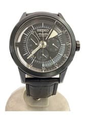Seiko Brightz Ananta Automatic Watch Leather Black Used